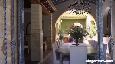 Cock sucking scene with freely Anissa Kate and Jasmine Webb from Elegant Raw