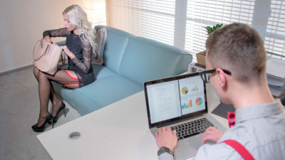 Office Obsession - teen scene