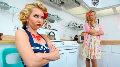 Pin-up trailer with passionate Cherie Deville and Aaliyah Love from Hot And Mean