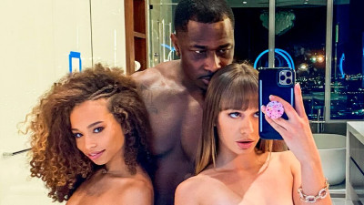 Naomi and Cecilia's reverse cowgirl dirt