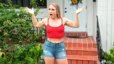 Magnetic AJ Applegate's legs on shoulders sex