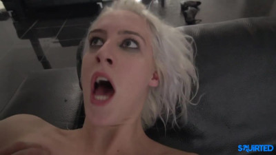 Naughty Cadence Lux at hairy dirt