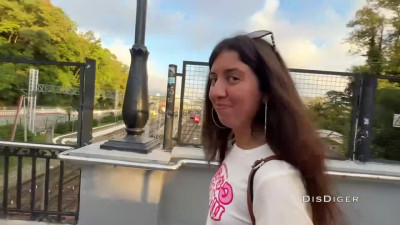 Fine-looking Katty West and DisDiger's public smut